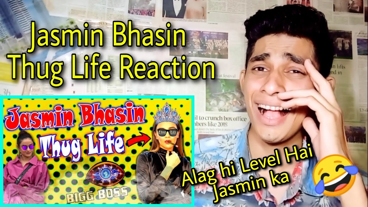 Pakistani Reaction on Jasmin Bhasin Thug Life | Big boss 14 | Jasly | Jasly Moments | Sobhan alee