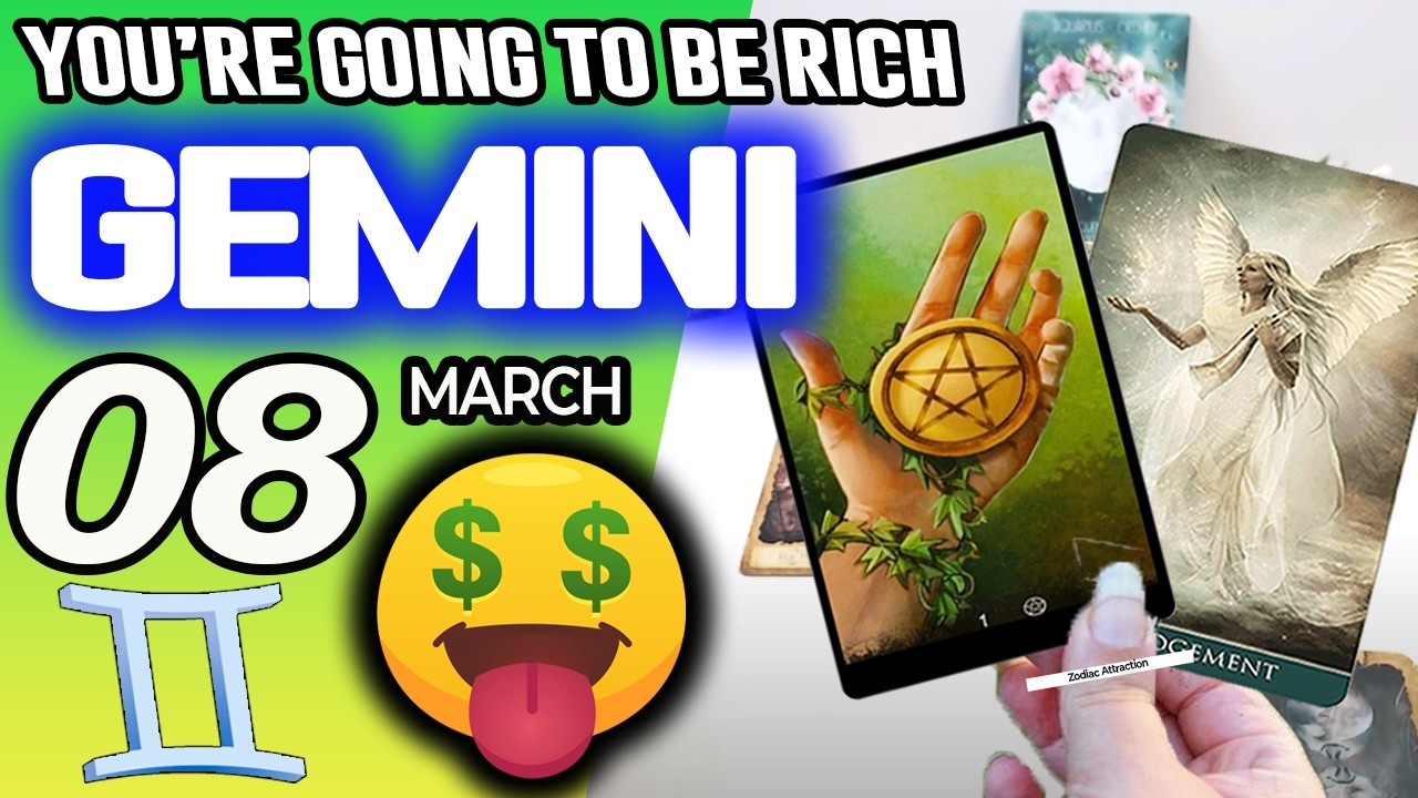 Gemini ♊💲💲YOU’RE GOING TO BE RICH 🤑 horoscope for today MARCH 8 2026 ♊ #gemini tarot MARCH