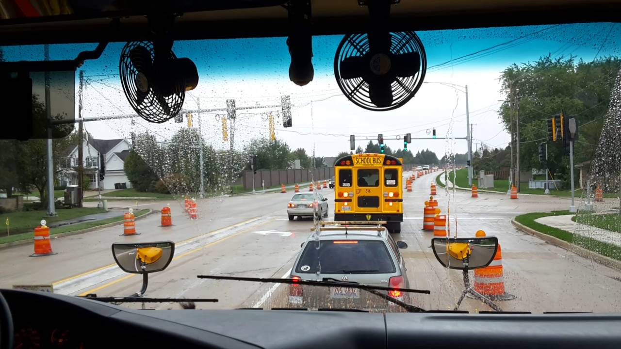 2016 IC CE #25 Cummins ISB 6.7L Start Up and Drive Home from School in the RAIN!