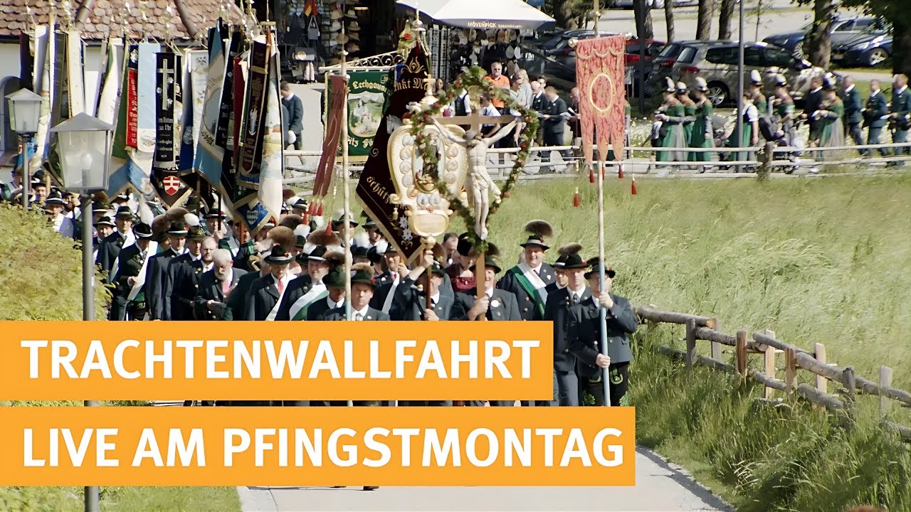 Festgottesdienst zur Trachtlerwallfahrt aus der Wieskirche in Steingaden - 20.04.2024