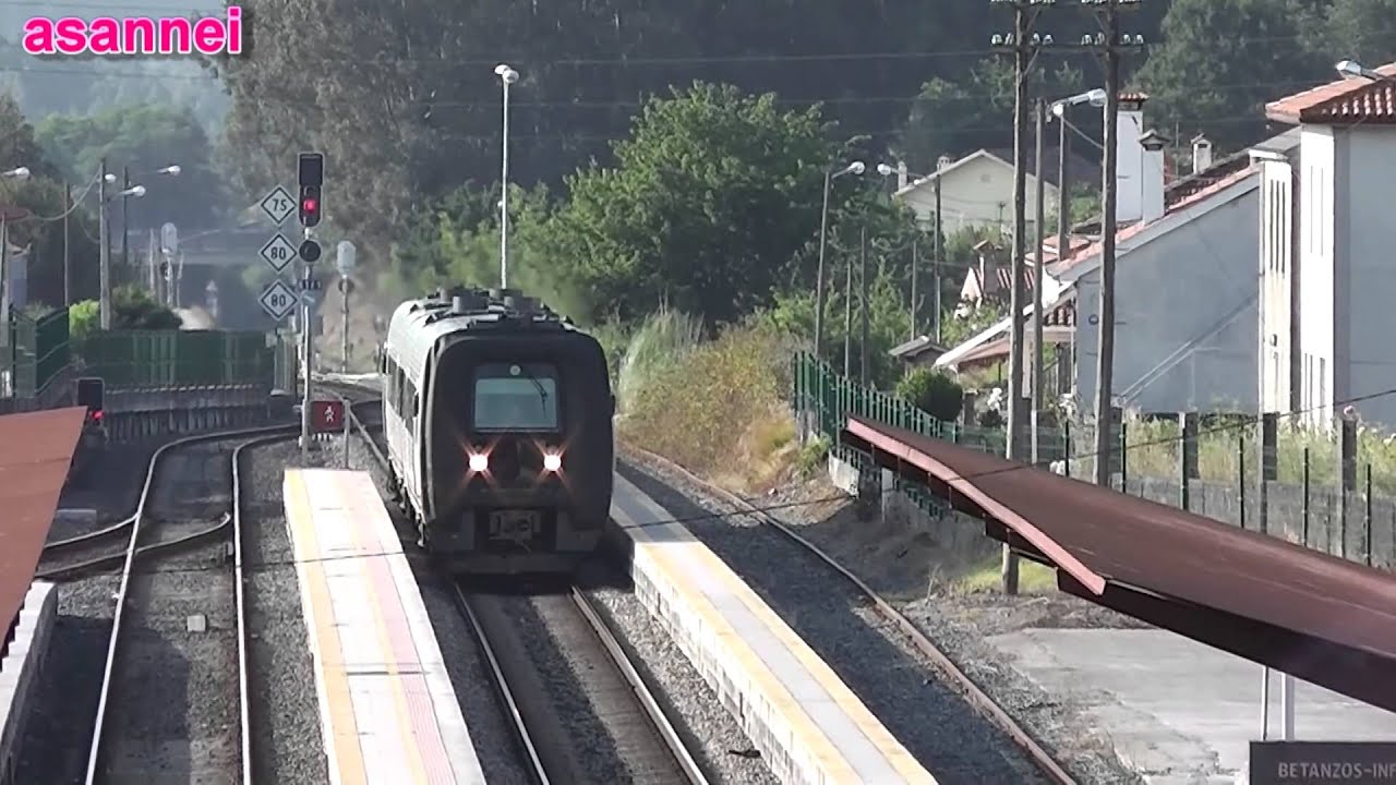 CRUCES Y ENLACES FERROVIARIOS EN BETANZOS INFESTA.