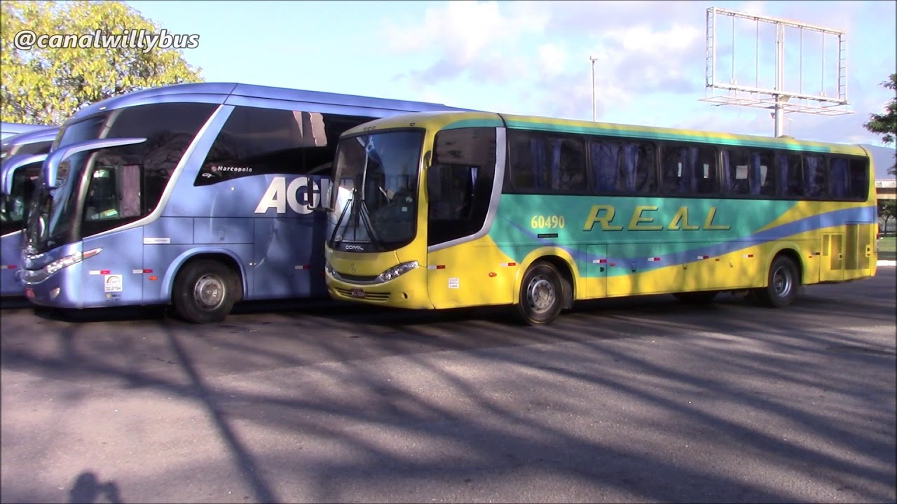 Ônibus chegando rodoviária de Vitória #01