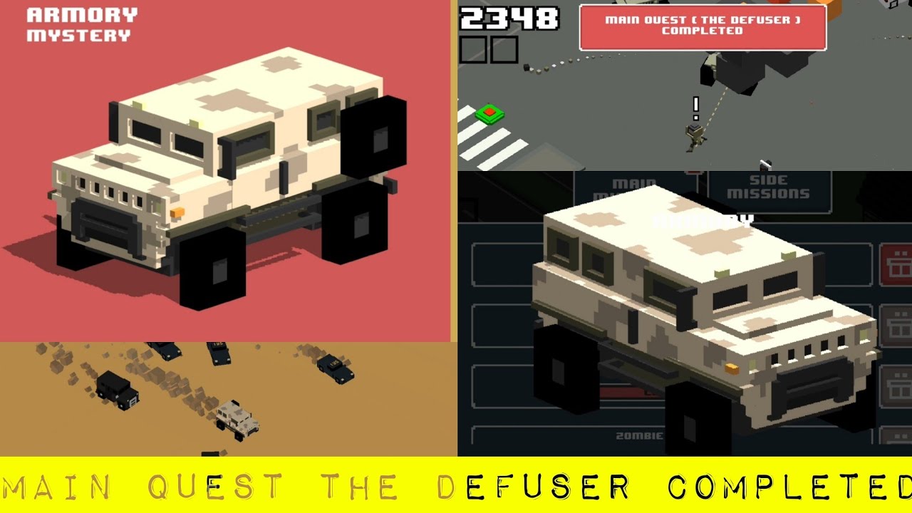 Smashy Road: Wanted 2 [ THE DEFUSER ] Main Quest Completed | 