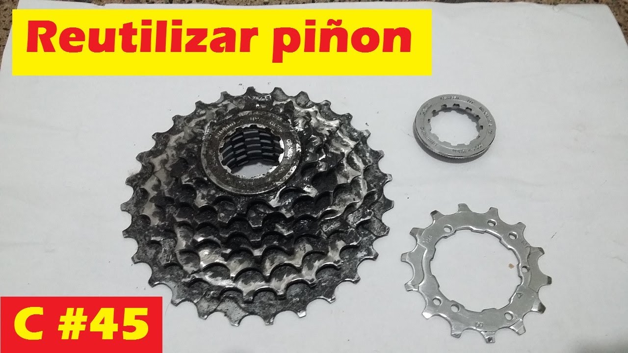 Reutilizar - Reciclar piñón a cassete | Ciclismo #45