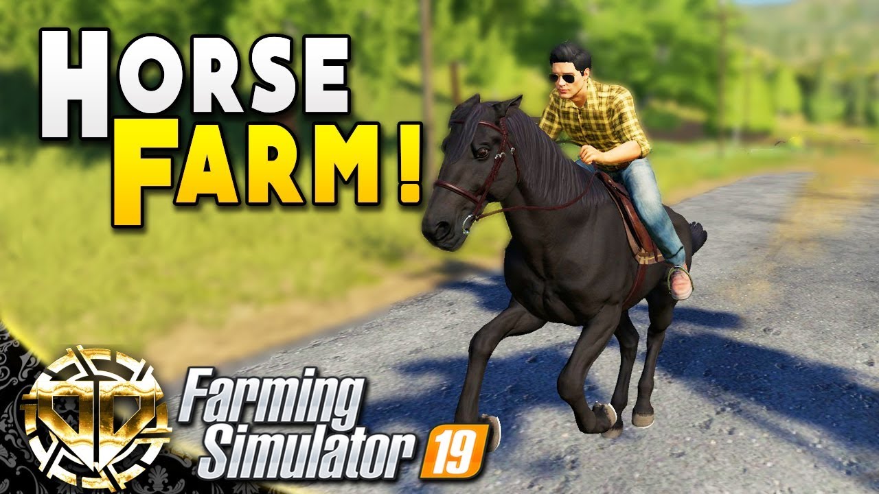 STARTING THE HORSE FARM : Farming Simulator 19 Gameplay : Ravenport EP 4