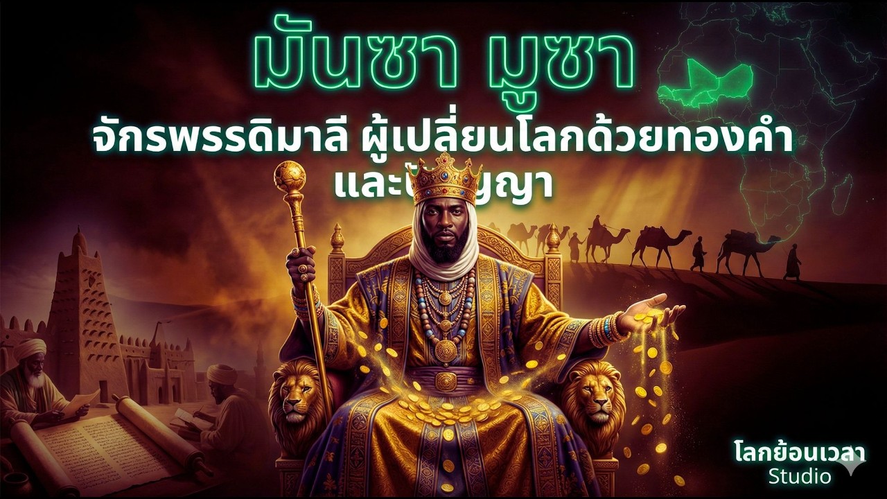 เปิดตำนาน มันซา มูซา : จักรพรรดิมาลี ผู้เปลี่ยนโลกด้วยทองคำและปัญญา | โลกย้อนเวลา Studio