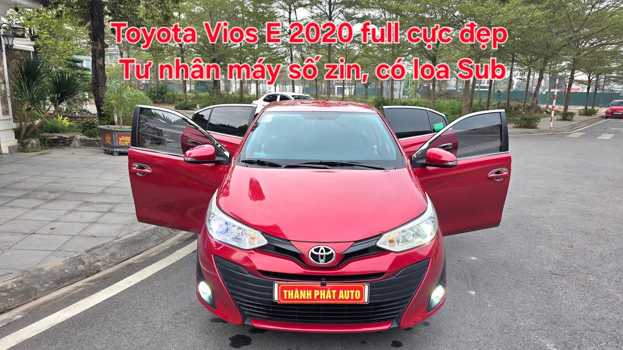 🚘 Toyota Vios E 2020 full cực đẹp | Xe tư nhân Projector, Sub, màn Androi, cam hành trình 0913633466