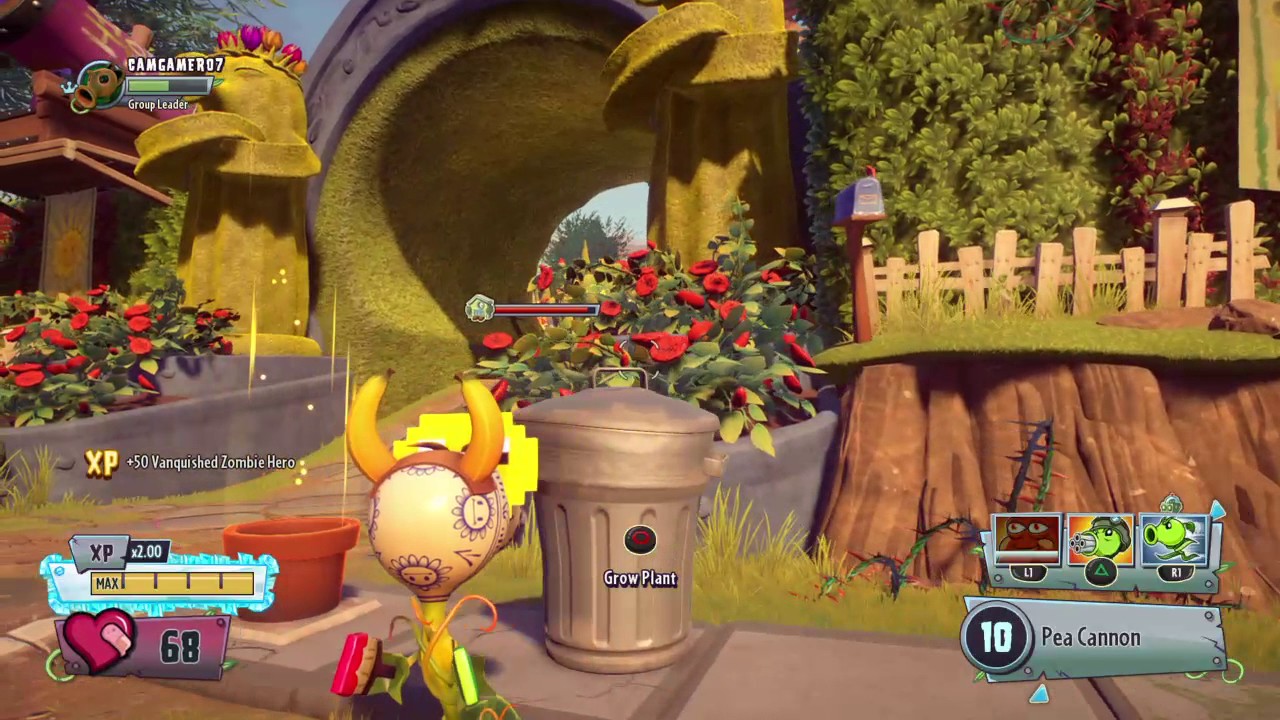 Plants vs Zombies GW2 Super swag review Backyard Battleground edition {Peashooter}
