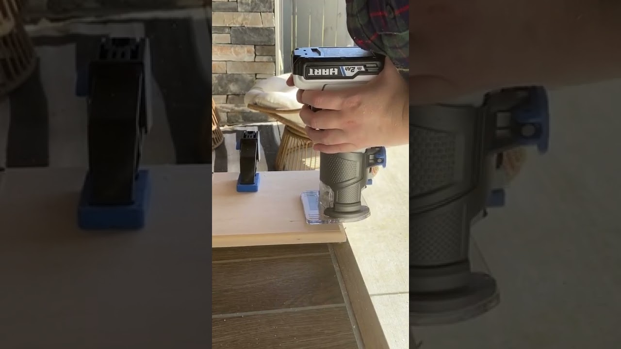 Finish up your projects with our 20V Compact Router! 