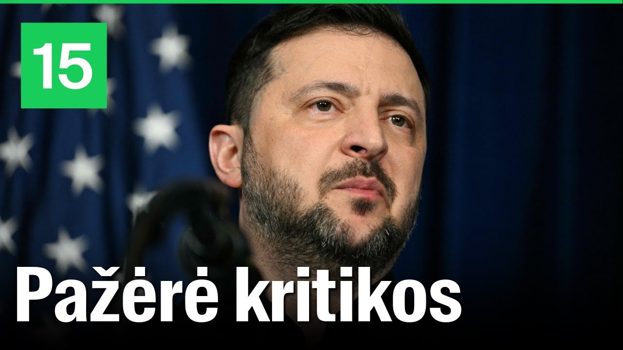 Zelenskis kritikuoja oro pajėgas: be elektros liko daugiau nei milijonas žmonių