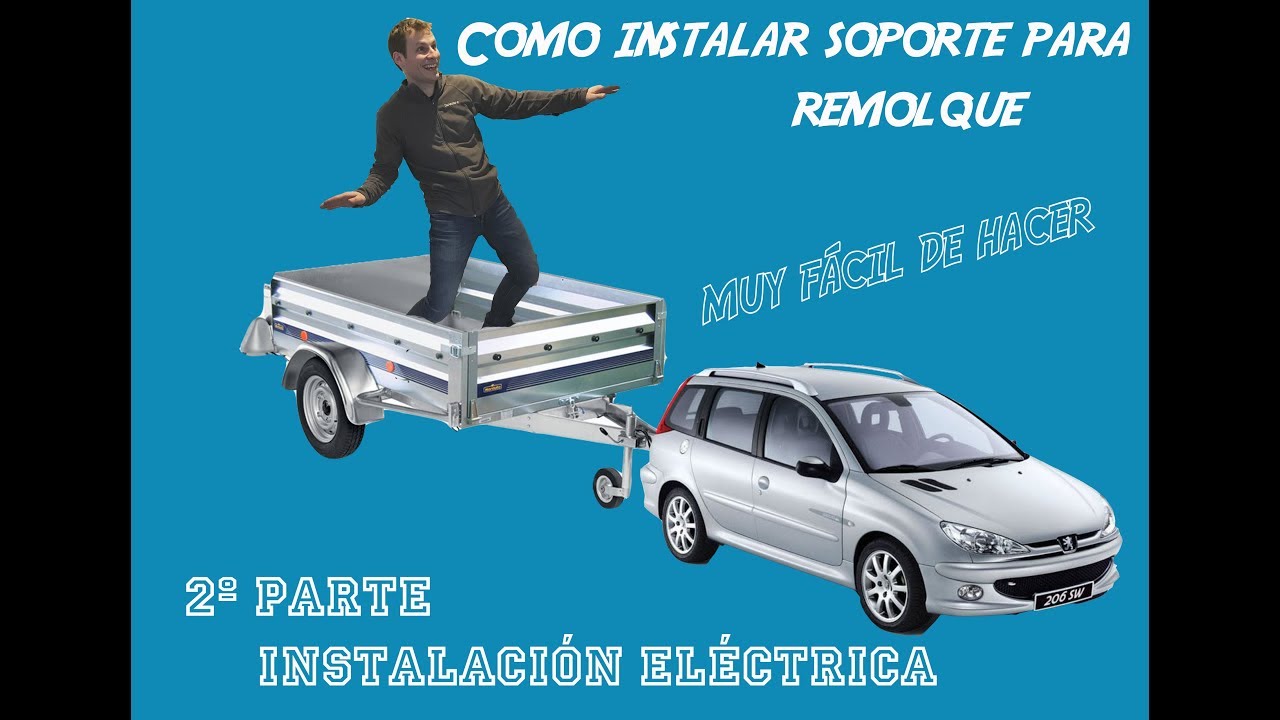 #PEUGEOT 206 - Instalación soporte remolque - 2º PARTE - Instalación eléctrica