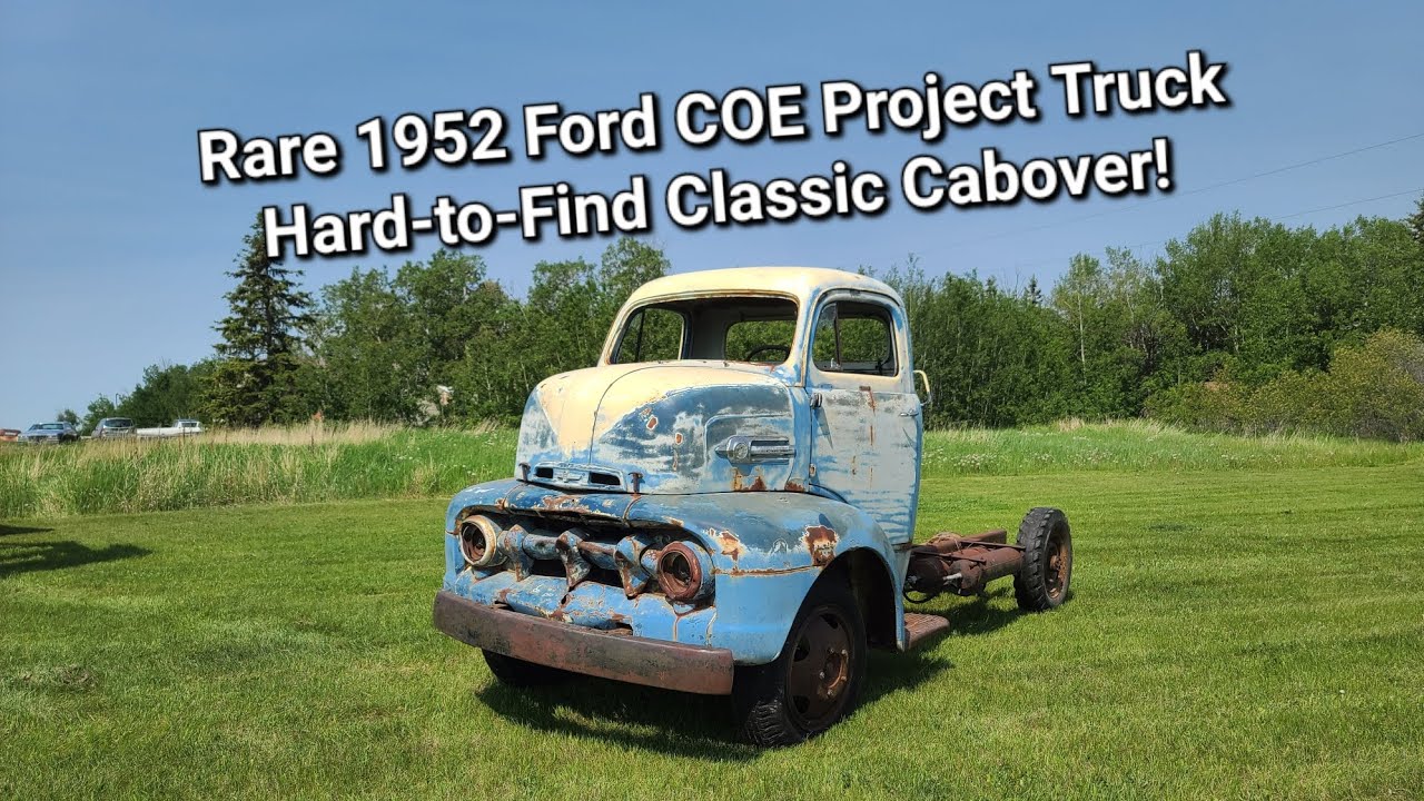 Rare 1952 Ford COE Project Truck | Hard-to-Find Classic Cabover!