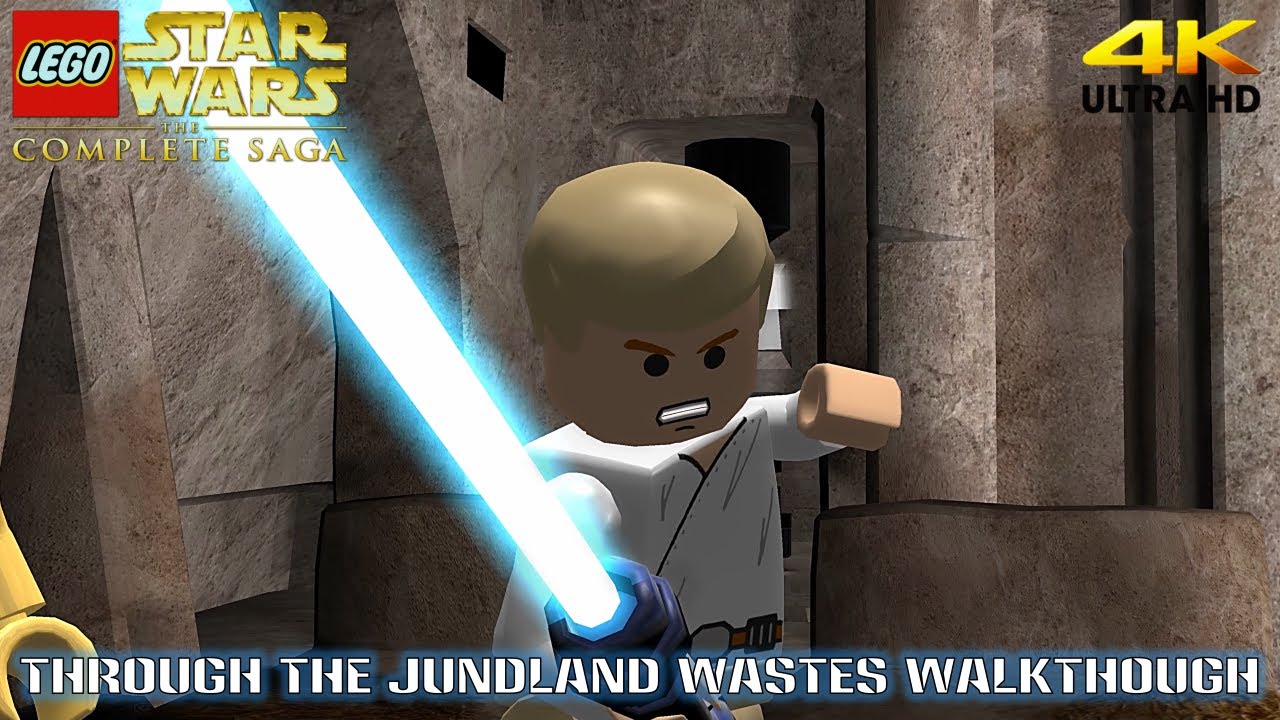 Lego Star Wars The Complete Saga 'Through the Jundland Wastes' Walkthrough (4K)