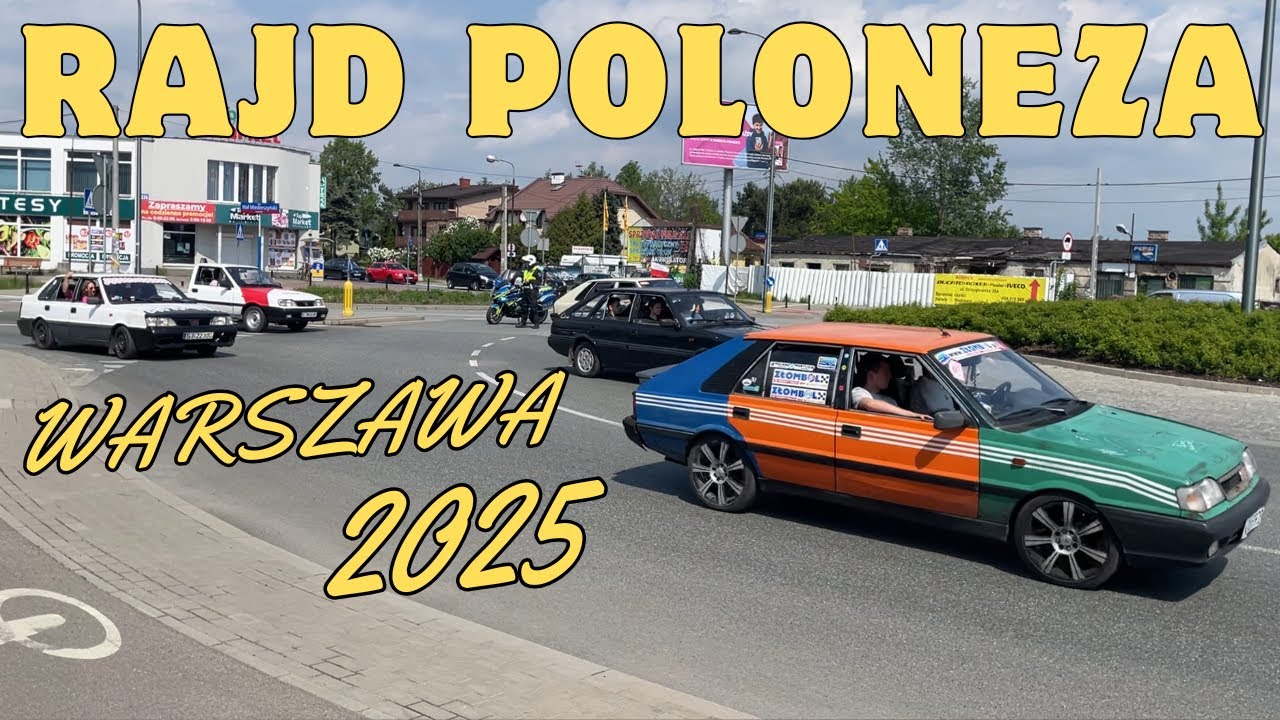V Rajd Poloneza 2025 - Parada Pojazdów 03.05.2025 - Warszawa #polonez #fso