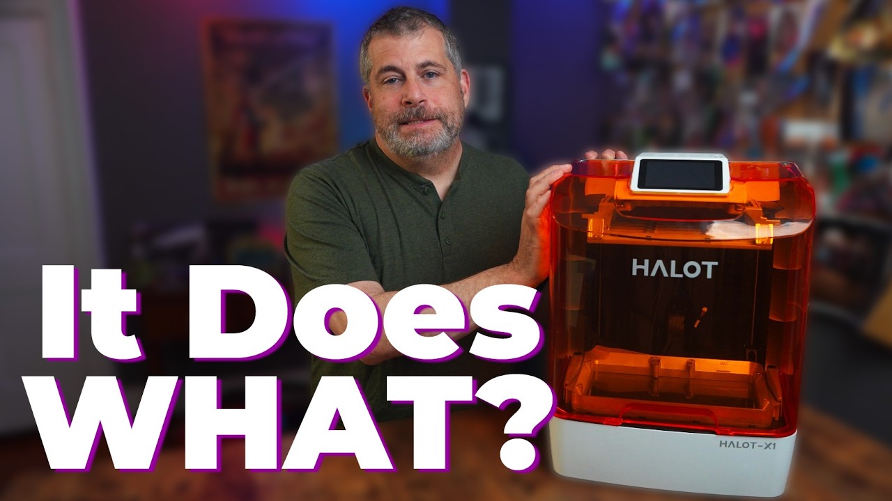 The HALOT-X1 Turns Printing Upside Down - Literally
