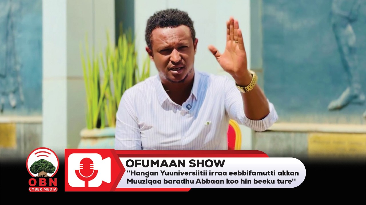 Ofumaan Show || ''Ogummaa Abbaa Koo itti fufsiisuu kootti baay'een gammada.'' Artisti Anis Gabii.