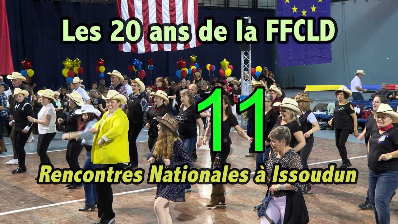 Les Rencontres Nationales à Issoudun, la FFCLD fête ses 20 ans, côté bal (2) samedi 23 mars 2024