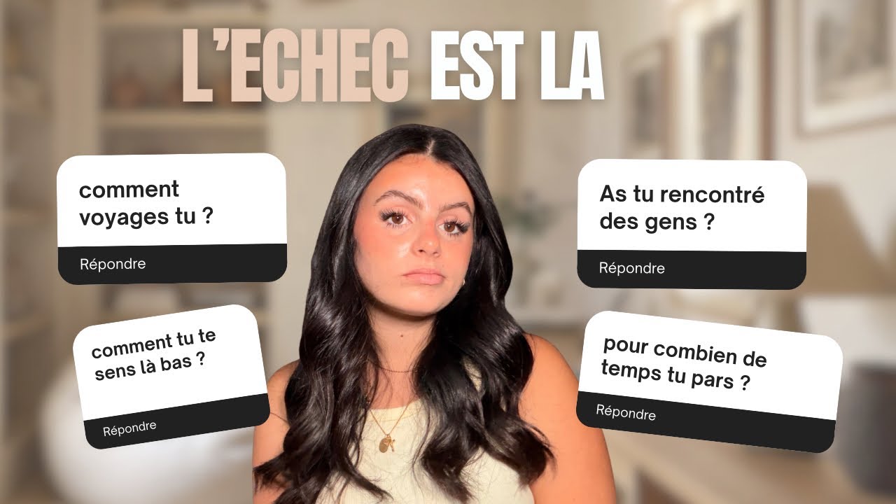 L’ÉCHEC EST LA ! ( je réponds à vos questions sur la Nouvelle Zélande )