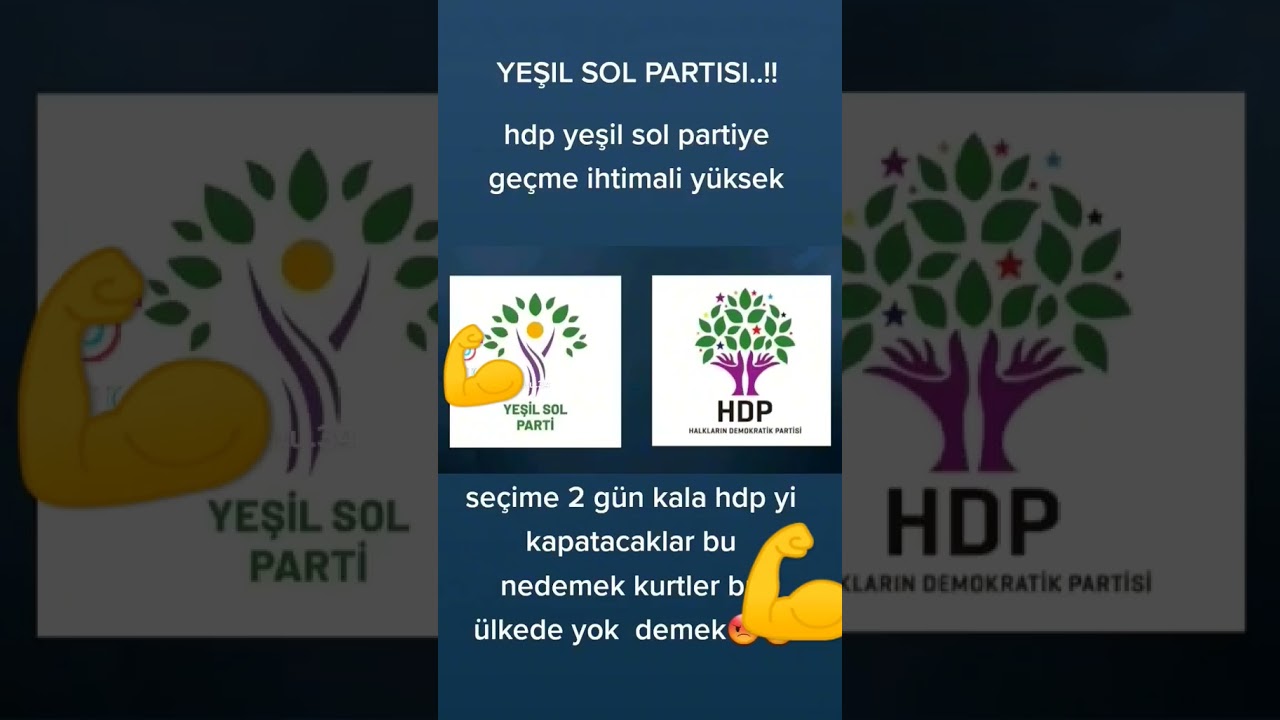 Yeşil Sol Partisi #HDP #demirtaş #se&ccedil;im #hdp