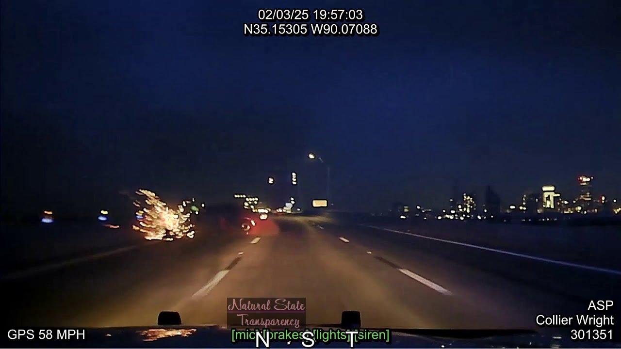 Pursuit/TVI Memorial Mile I-40 West Memphis Arkansas State Police Troop D, Traffic Series Ep. 1373