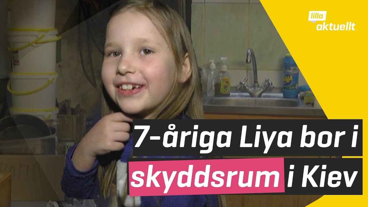 Liya bor i ett skyddsrum | Lilla Aktuellt