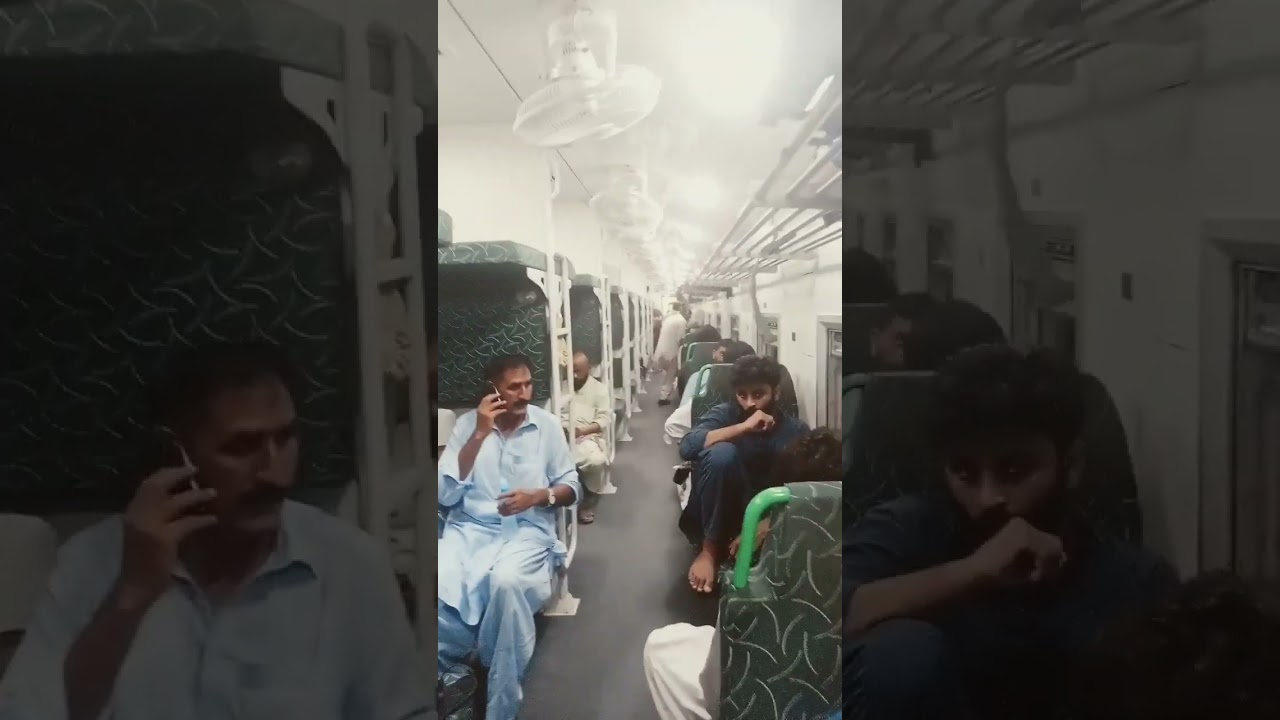 Green Line Express Train Economy Class #greenlineexpress #economyclass #lahoretokarachi