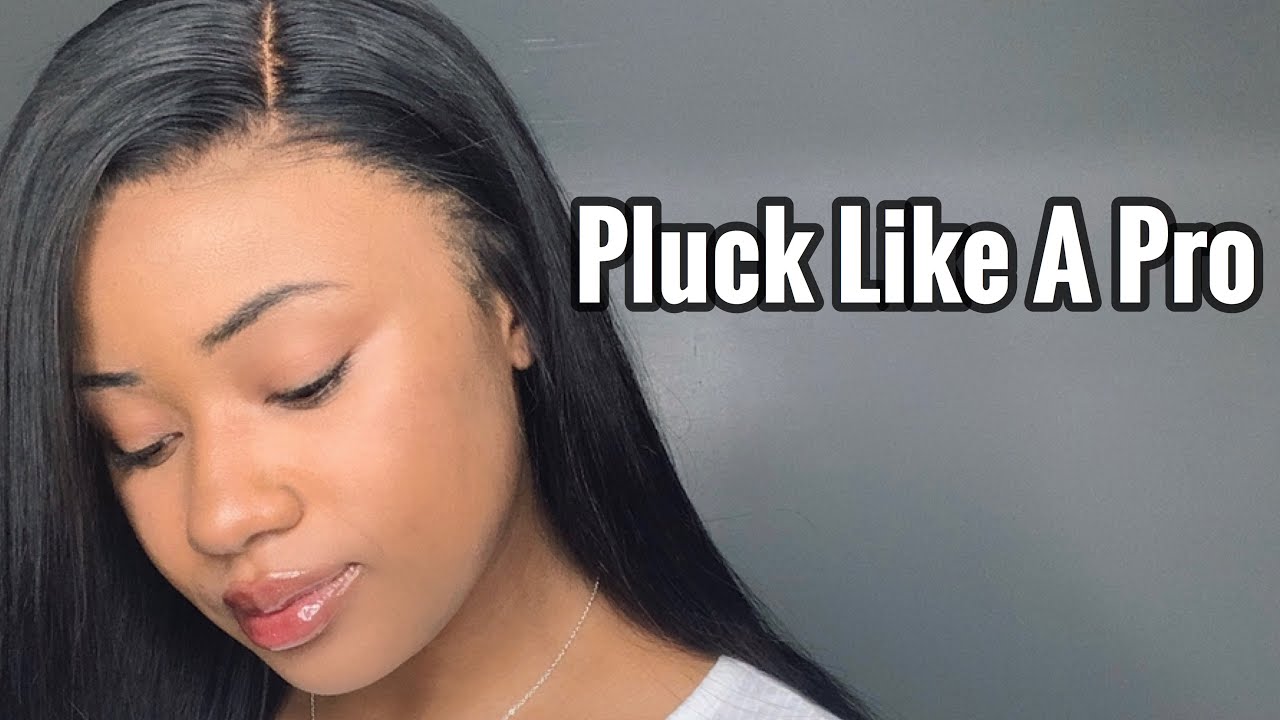 HOW TO | 3 STEPS TO PLUCK YOUR WIG NATURAL LIKE A PRO  | ISEE HAIR AMAZON WIG