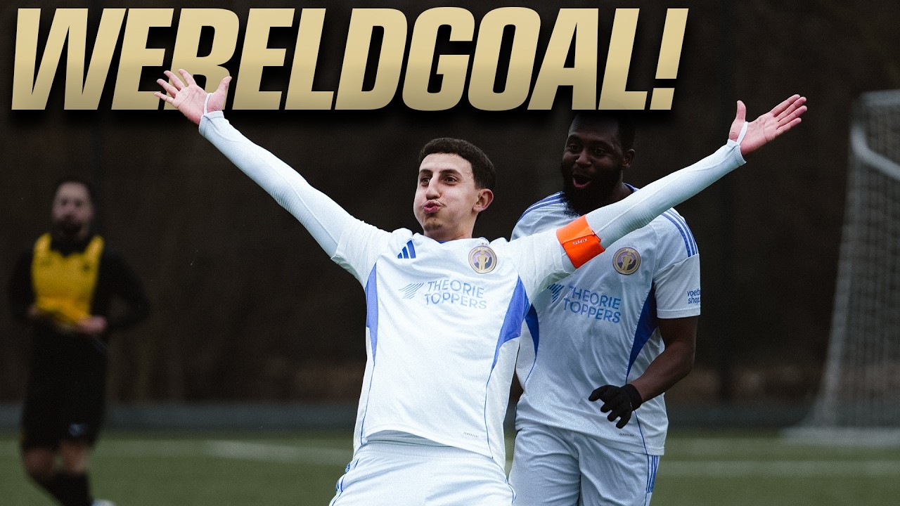 WERELDGOAL ILIAS en TWEE RODE KAARTEN in DOELPUNTENFESTIJN 🤯 | FCF - 't Gooi