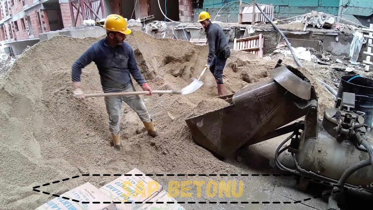 ŞAP BETONU NASIL ATILIR /  KARIŞIM ORANLARI /  MASTAR VE PERDAHLAMA - ŞANTİYE