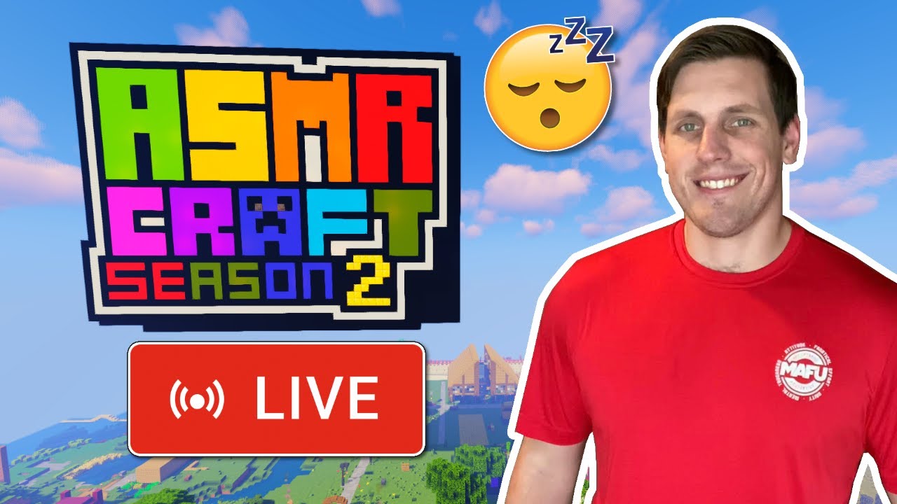 ASMR Relaxing Minecraft Live! Let's Explore! (ASMRCraft)