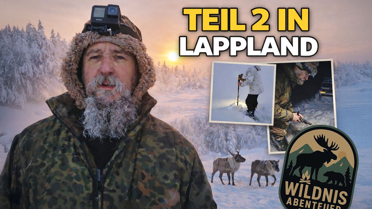 TEIL 2 IN LAPPLAND | Schneescooter, Eisangeln & Winter in Schweden
