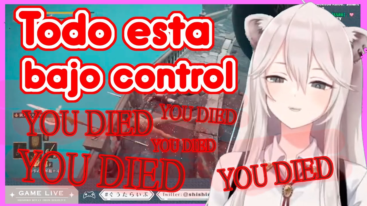 Top momentos graciosos de Shishiro Botan Elden Ring XD 【Hololive sub esp】