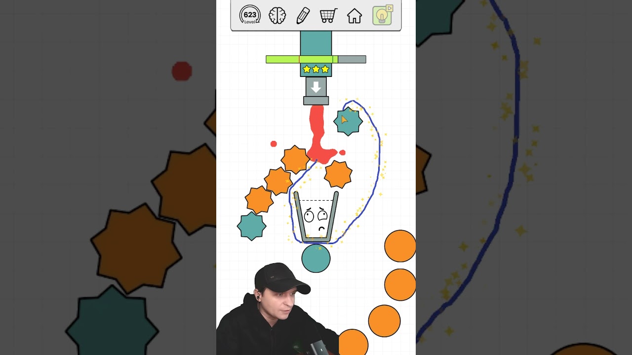 Hи ceбe ни людям Happy Glass level 622- 624