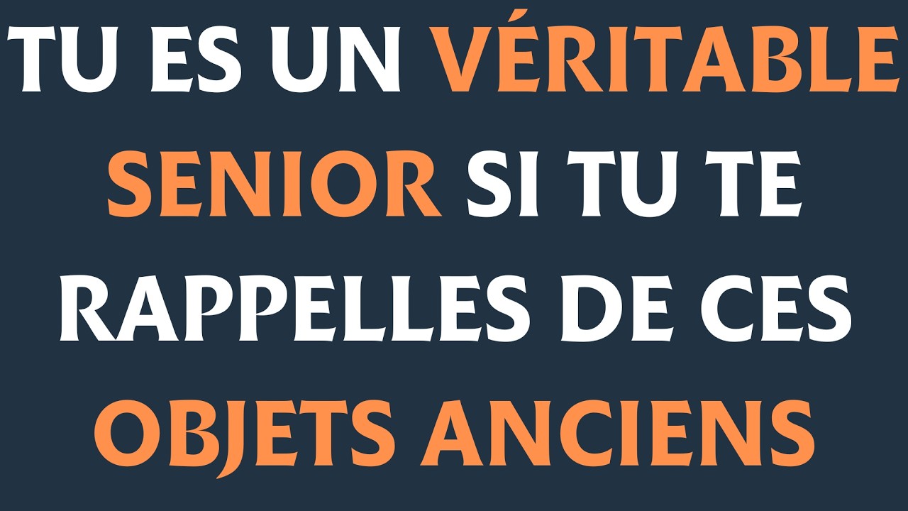 D&eacute;fi vintage : Saurez-vous nommer ces objets oubli&eacute;s du Grenier ?