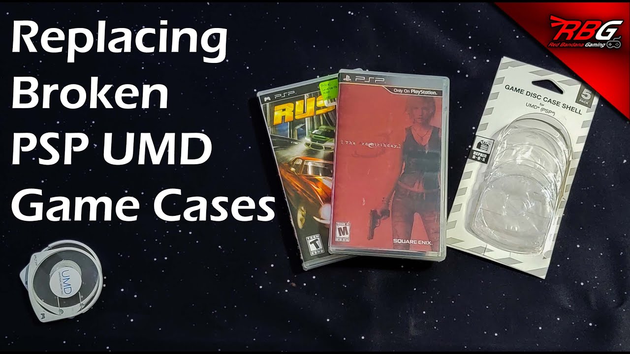 Replacing Broken PSP Game Cases - Red Bandana Gaming
