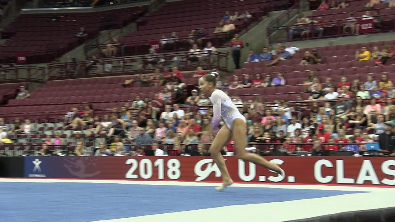 Zoe Gravier - Floor Exercise - 2018 GK U.S. Classic - Junior Competition