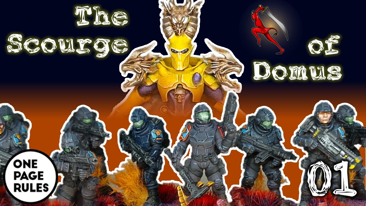 Grimdark Future Narrative Campaign Ep1 - Dark Elf Raiders vs Human Defence Force