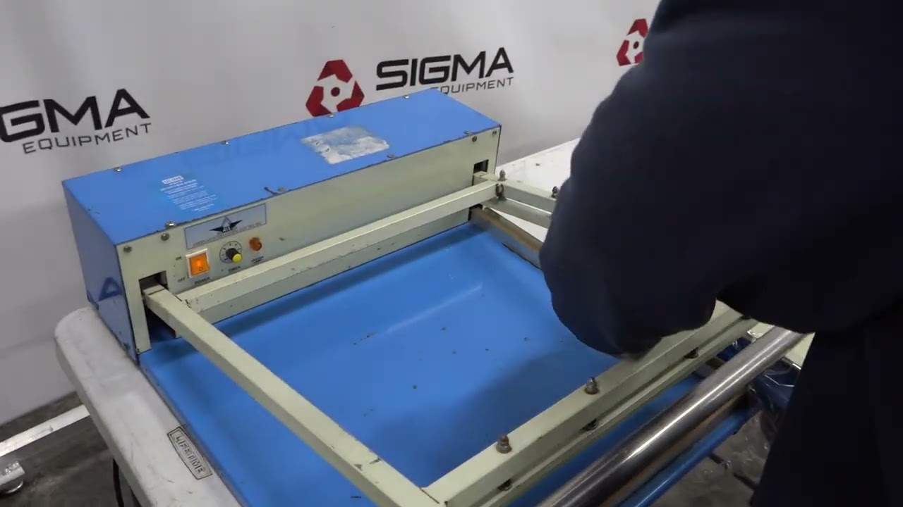 E321659 - American International AIE 1818 L Bar Sealer With Shrink Tunnel