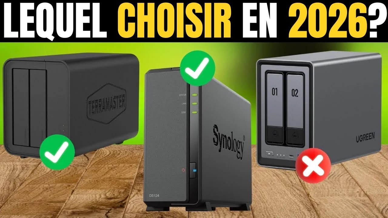 Les Meilleurs Serveurs NAS Rapport Qualit&eacute;-Prix 2026 [NE CHOISISSEZ PAS LE MAUVAIS]