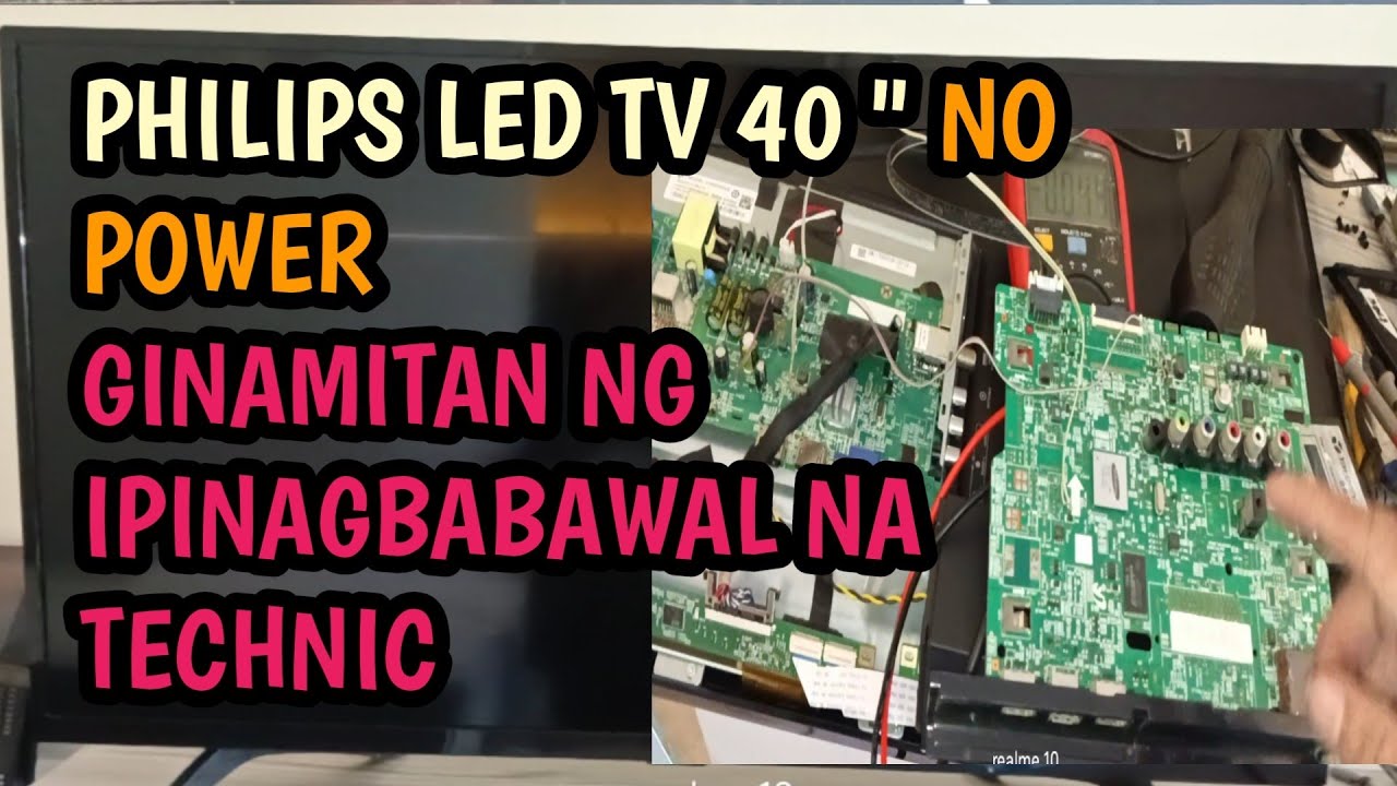Philips led tv, no power