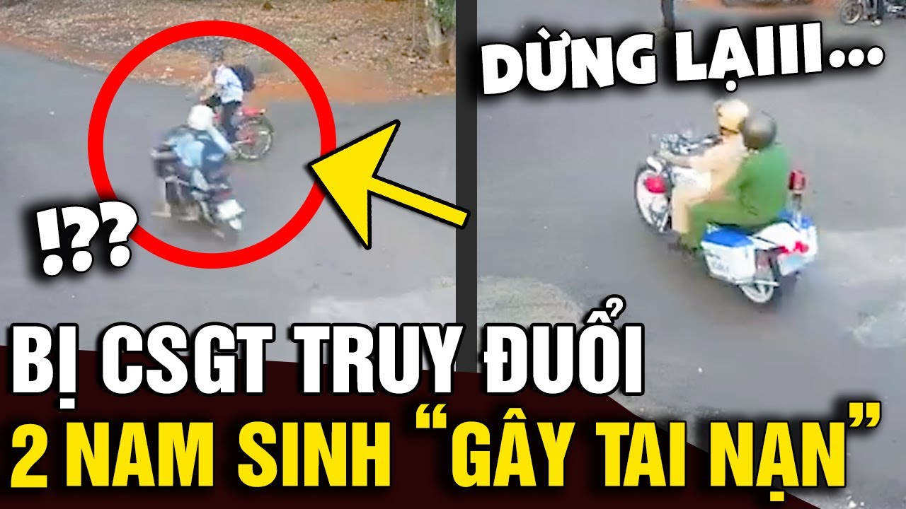 Đang đạp xe đi học về, NAM SINH bất ngờ va chạm với MA TỐC ĐỘ khi bị CSGT đuổi | Tin Nhanh Official