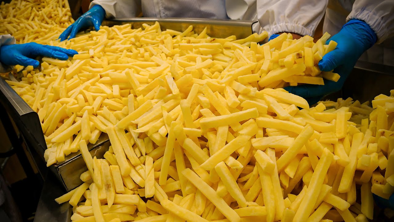 Процесс массового производства различных корейских продуктов питания | Корейская еда