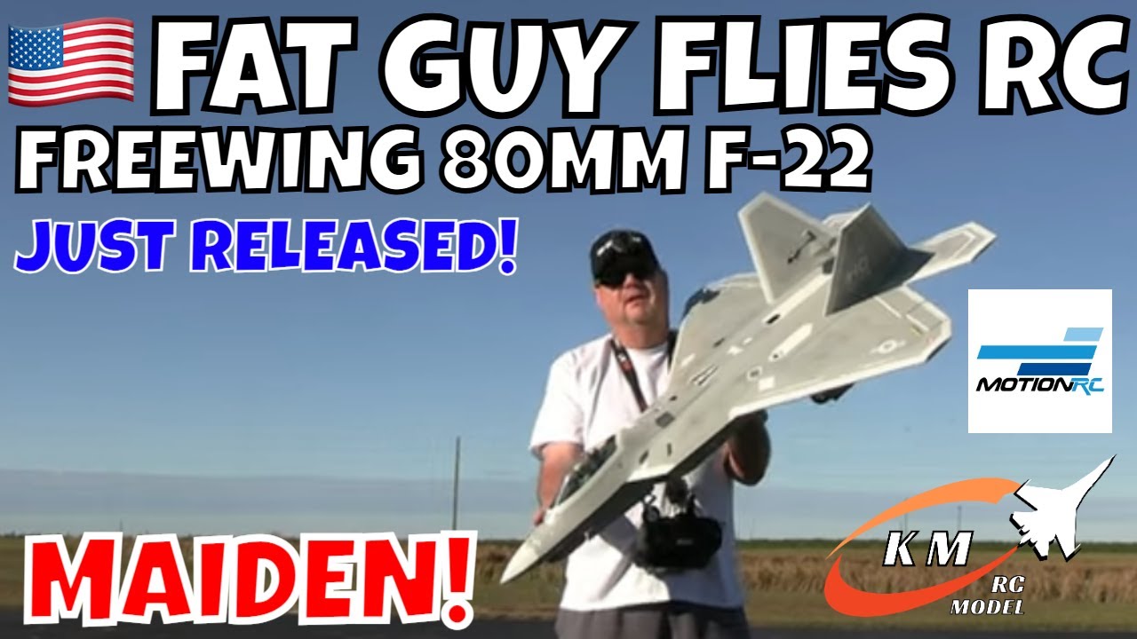 FREEWING 80MM F-22 MIDEN! от FGFRC #авиация #радиоуправляемыесамолеты #радиоуправляемыйсамолет
