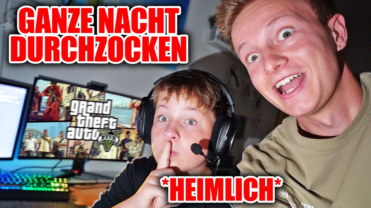 HEIMLICH NACHT DURCHZOCKEN MIT MAX 🎮 * * ELTERN AHNUNGSLOS * * 🤣 Ash