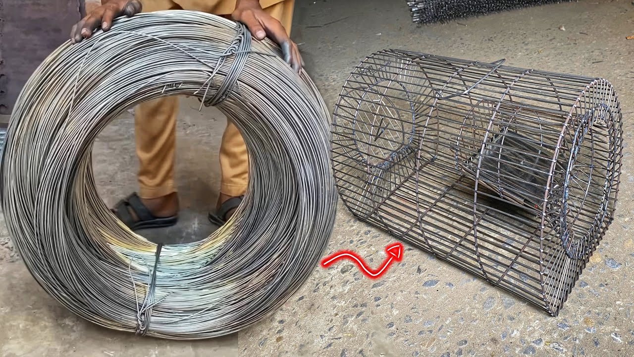 How! Rat Cage Trap are Produced in Factories || Production Process of Trap Cage