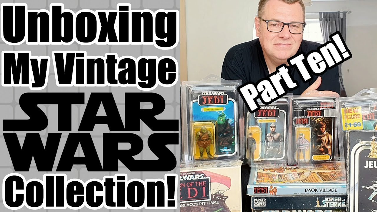 Unboxing Vintage Star Wars Action Figures And Toys Part Ten Board Games And More!