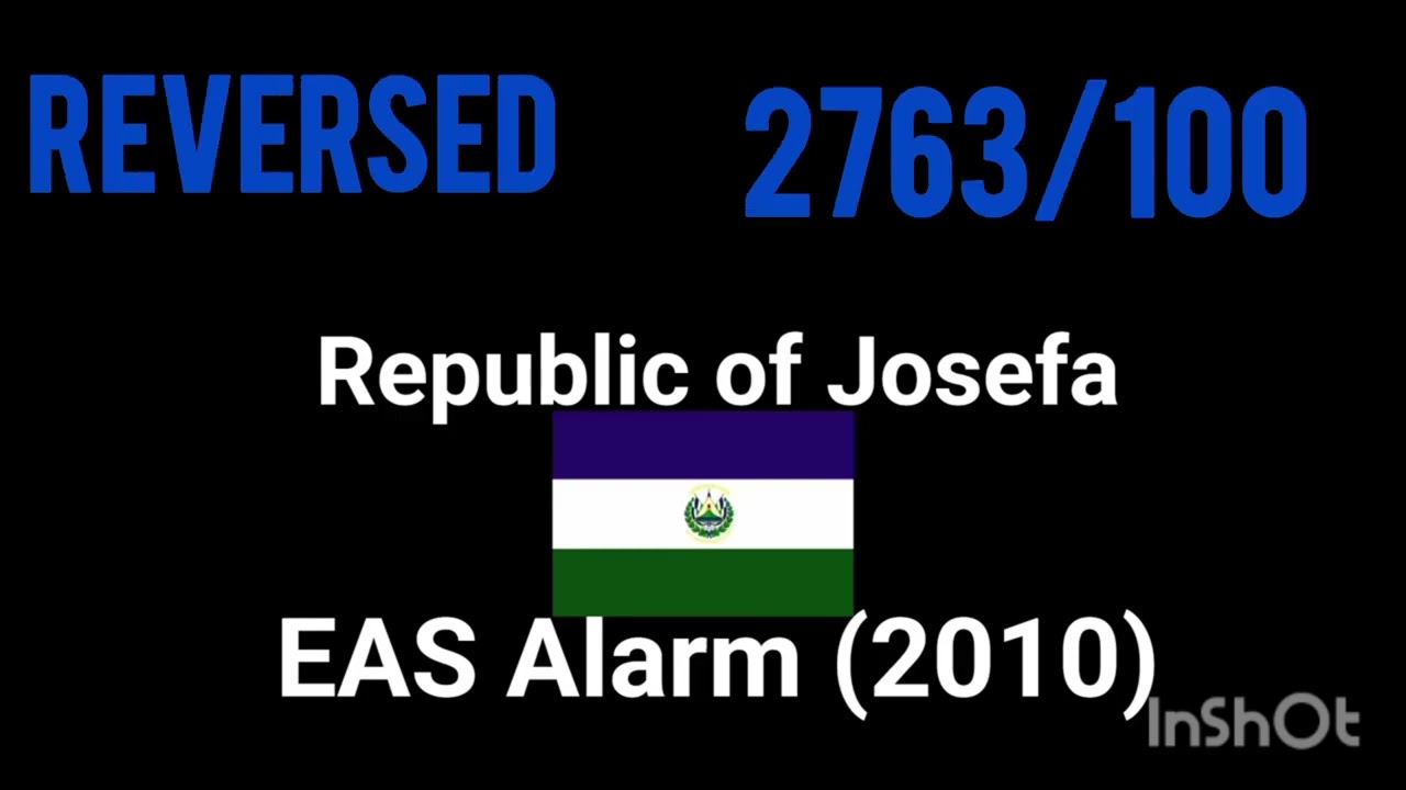 Josefa EAS Alarm 2010 Normal and Reversed