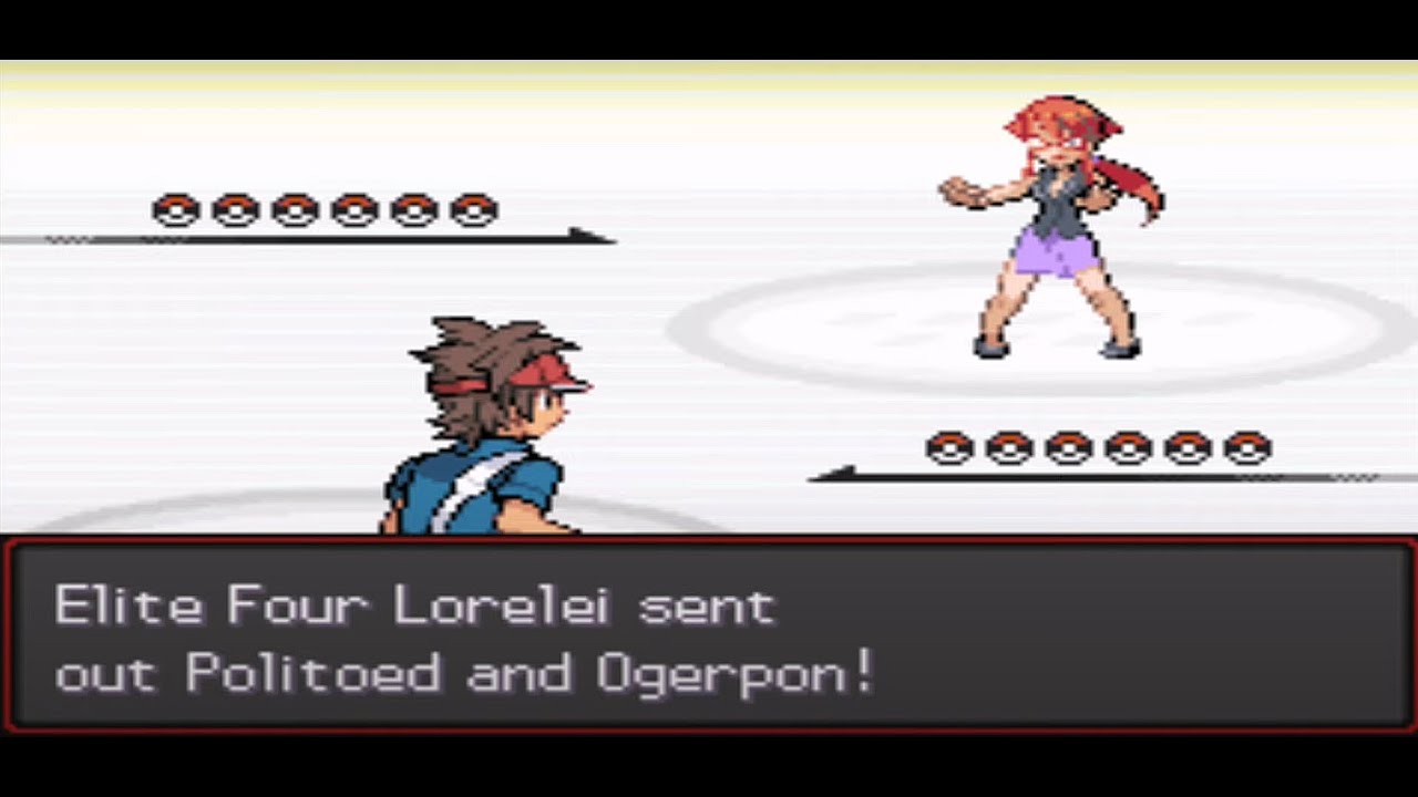 Pokemon Radical Red 4.1 Elite four Lorelei