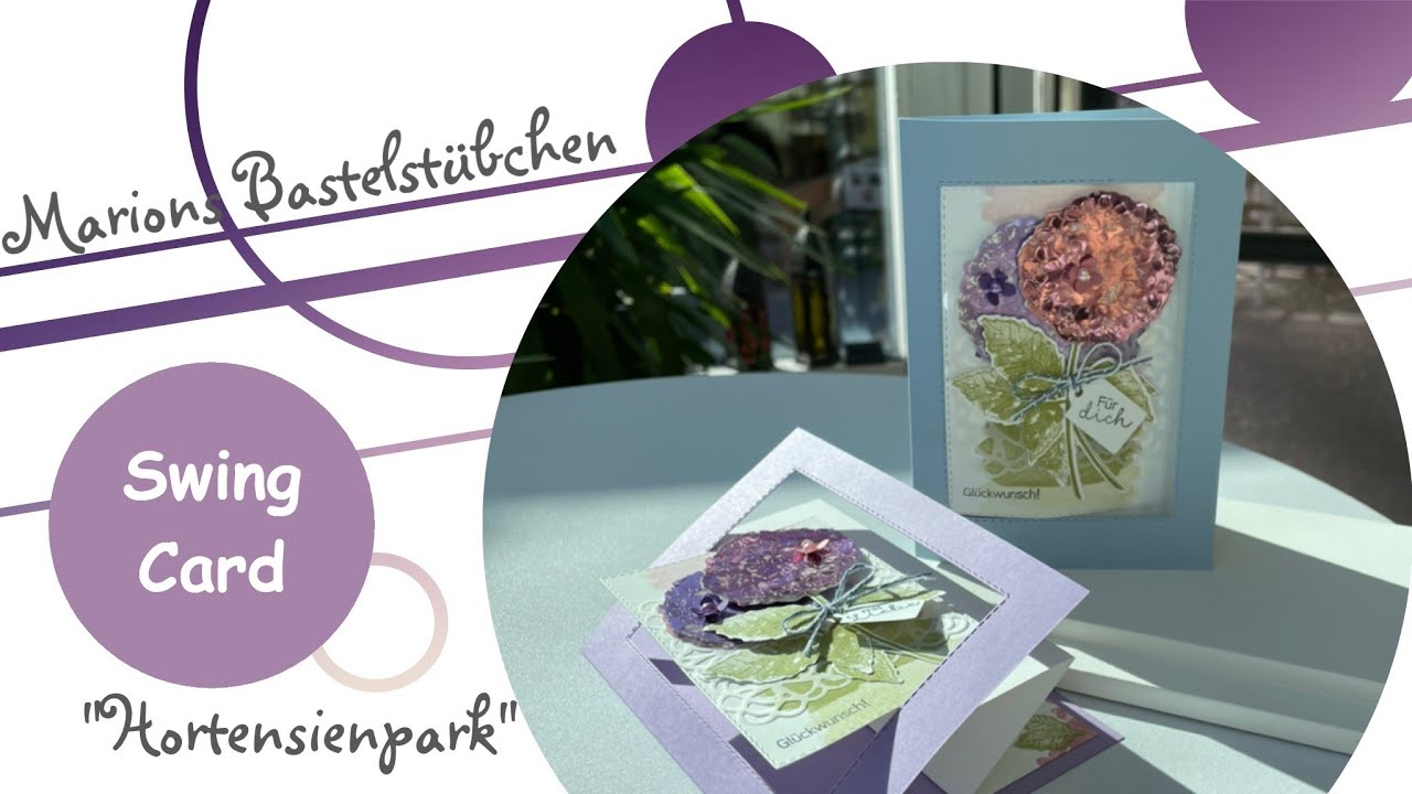 Swing Karte basteln mit 