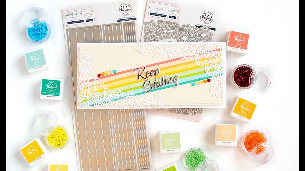 Live with Heather - Floral Frame Card